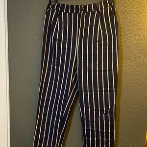 Forever 21 stripe woven pants